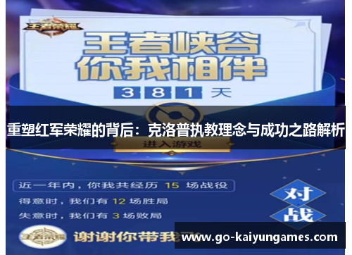 重塑红军荣耀的背后:克洛普执教理念与成功之路解析 重塑红军荣耀的背后:克洛普执教理念与成功之路解析